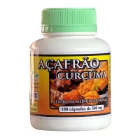 Imagem de Cúrcuma 100 Cápsulas 500mg | Poderoso Antioxidante e Anti-inflamatório Natural Melhore Sua Saúde Geral com o Suplemento Natural Multifuncional